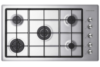 Fisher & Paykel 90cm Natural Gas on Steel Cooktop