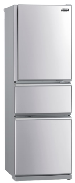 Mitsubishi electric two drawer 306 fridge ss