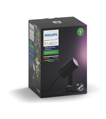Philips hue white and color ambiance lily outdoor spot light hue629801 3
