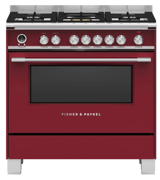 Fisher paykel 90cm dual fuel freestanding cooker series 6 or90scg6r1