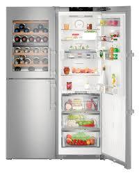 Liebherr 645l side by side fridge freezer with wine cabinet 2
