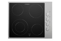 Westinghouse 60cm 4 zone ceramic cooktop, stainless steel trim