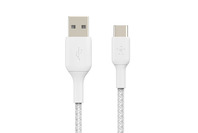 Belkin Boost Charge Usb-A To Usb-Ct Braided Cable, 1M White
