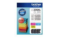 Brother LC235XLCL3PK Ink Cartridge Colour 3-Pack