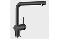 Blanco Single Lever Mixer Tap With Pull Out Spray Arm - Black