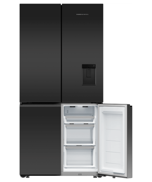 Rf730qzuvb1   fisher   paykel freestanding quad door fridge freezer 690l with ice and water %283%29