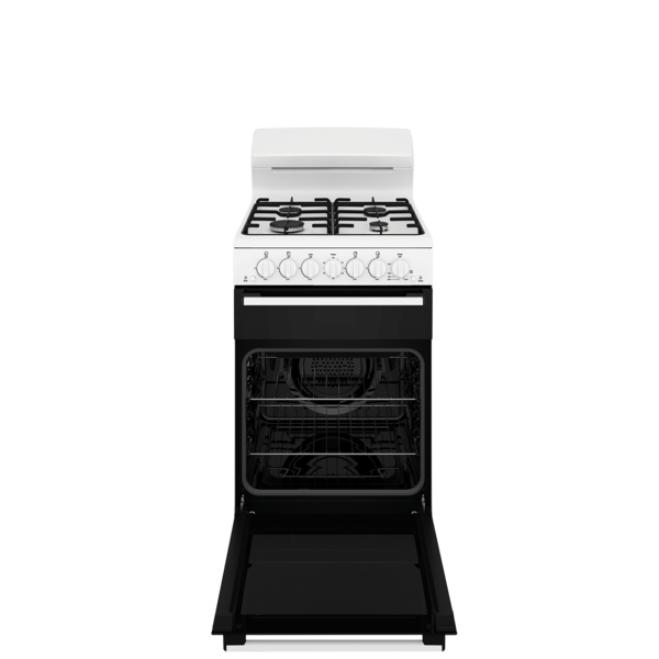 Wlg510wcng   westinghouse 54cm white gas freestanding cooker with 4 burner gas cooktop %282%29
