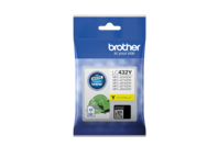 Brother Genuine LC432Y single pack yellow ink cartridge