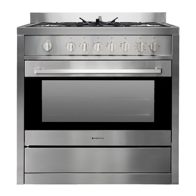 Ar 900 gas gas 1   parmco 900mm freestanding gas stove with gas cooktop stainless steel %281%29