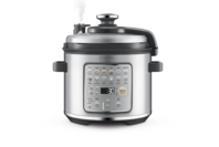 Breville the Fast Slow Go Pressure Cooker 6L Brushed Stainless Steel