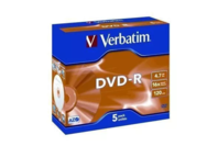 Verbatim DVD-R 4.7GB 16X Jewel Case 5-pack