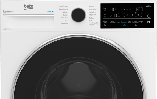 Bflb904adw   beko 9kg autodose front load washing machine with wifi %284%29