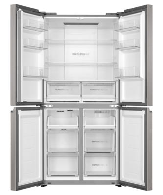 Hrf530ys   haier quad door refrigerator freezer 83cm 463l satina %283%29
