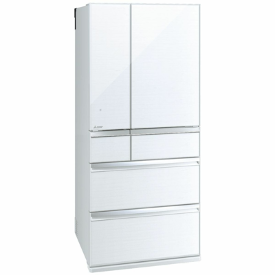 Mr wx700c w a   misubishi 700l four drawer wx700 refrigerator silver %282%29