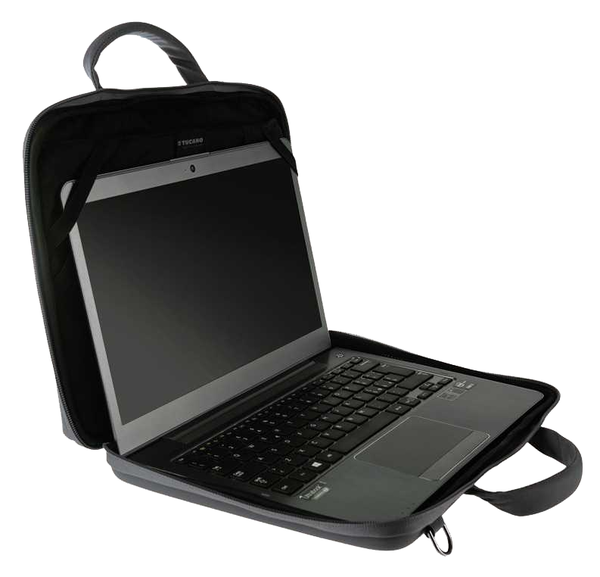 Bda1314 bk   tucano darkolor 13 14 slim laptop bag black %283%29