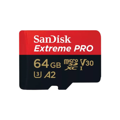 Sdsqxcu 064g gn6ma   sandisk 64gb extreme pro microsd uhs i card with adapter