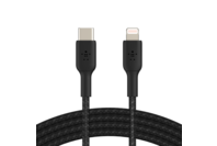 Belkin Boost Charge Braided USB-C to Lightning Cable 2m Black