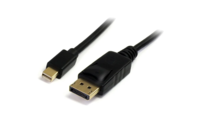 StarTech 2m Mini DisplayPort to DisplayPort Cable - Black