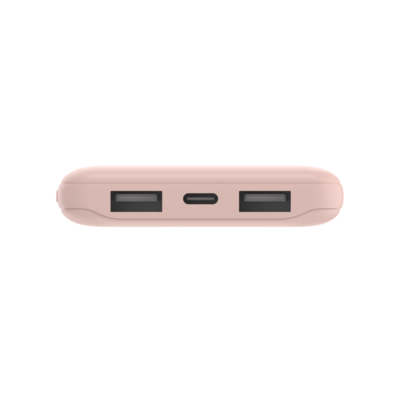 Bpb011btrg   belkin boostcharge 3 port power bank 10k   usb a to usb c cable rose gold %283%29