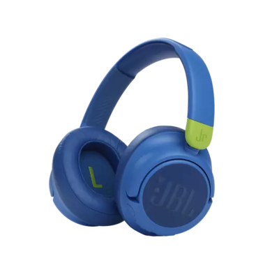 Jbljr460ncblu   jbl jr 460nc wireless over ear noise cancelling kids headphones blue %281%29