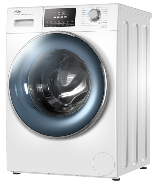Hwd8040bw1   haier combi front loader washer dryer 8kg   4kg %282%29
