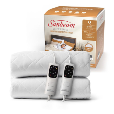 Blq6451   sunbeam sleep perfect quilted electric blanket queen %281%29