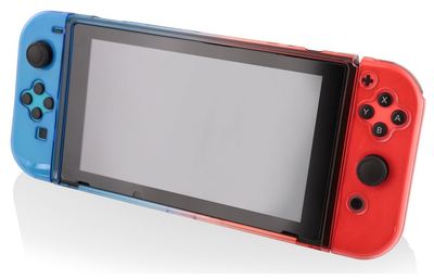 Nyko switch thin case neon %28red blue%29 6