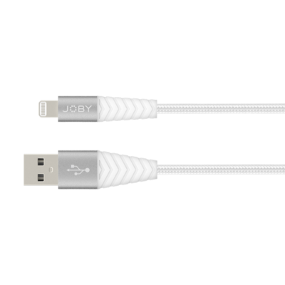 Jb01812   joby charge and sync lightning cable 1.2m white %282%29