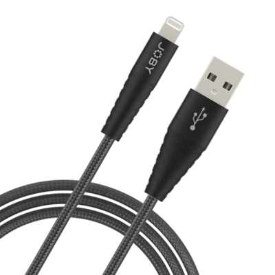 Jb01816   joby charge and sync lightning cable 1.2m black %283%29