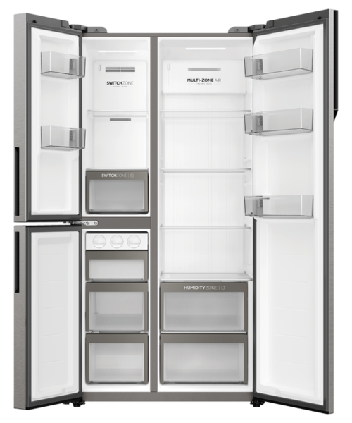 Hrf575xs   haier three door side by side refrigerator freezer  90.5cm  575l %283%29
