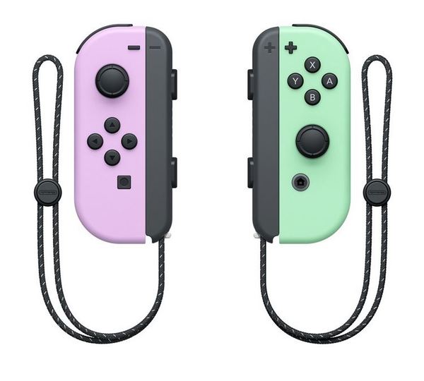 Nintendo switch joy con controller set %28pastel purple   pastel green%29 2