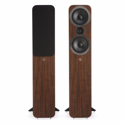 Qa3552   q acoustics 3050i floorstanding speaker walnut