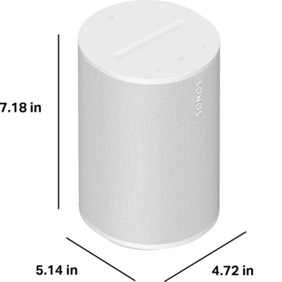E10g1au1   sonos era 100 smart speaker white %288%29