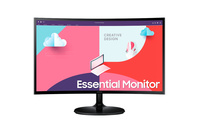 Samsung 27" S36C Essential Curved 1920x1080 FHD Monitor S3 | 1800R Curvature | 75Hz (LS27C360EAEXXY)