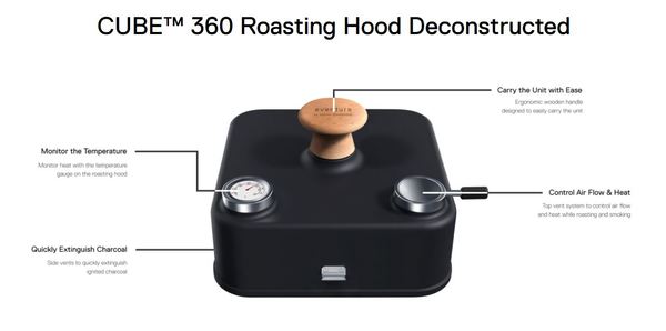 Hbcubehoodb   everdure cube 360 roasting hood by heston blumenthal %28graphite%29