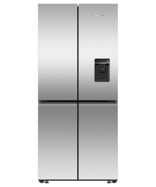 Rf500qnux1   fisher   paykel quad door fridge freezer 498l with ice   water stainless steel %281%29