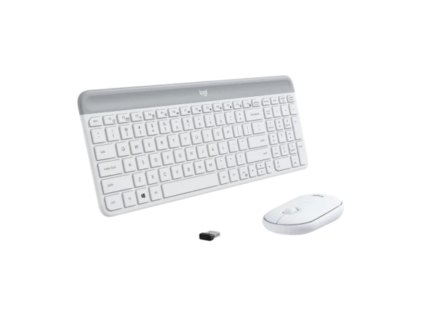 920 009183   logitech mk470 slim combo wireless keyboard and mouse   off white 4