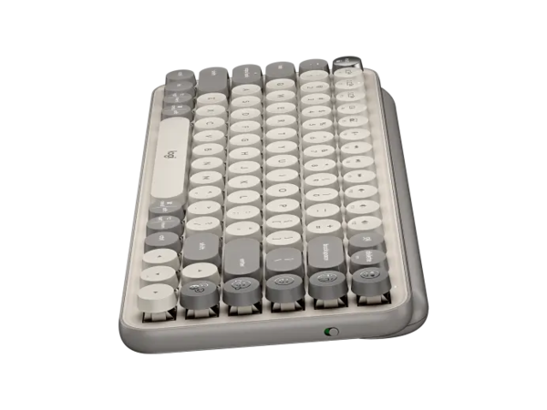 920 011226   logitech pop keys wireless mechanical keyboard with customizable emoji keys   mist 4