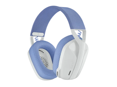 981 001075   logitech g435 lightspeed wireless gaming headset   off white and lilac 6