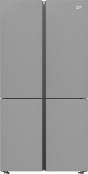 Bfr575px   beko 574l quad door fridge freezer pearl steel %281%29