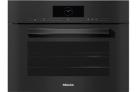 Miele DGC 7845 HC Pro Compact Steam Combination Oven With Mains Water And Drain Connection Obsidian Grey