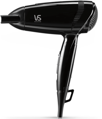 Vsd875a   vs sassoon traveller 2000 hair dryer black %281%29
