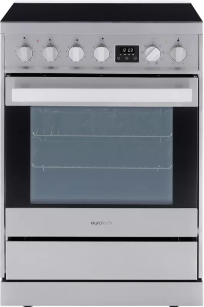 Ed euroc60ss   eurotech 60cm electric freestanding cooker   stainless steel 1