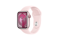 Apple Watch S9 GPS + Cellular 41mm Pink Case - Light Pink Sport Band - S/M