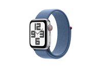 Apple Watch SE GPS + Cellular 40mm Silver Case - Winter Blue Sport Loop
