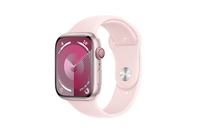 Apple Watch S9 GPS + Cellular 45mm Pink Case - Light Pink Sport Band - M/L