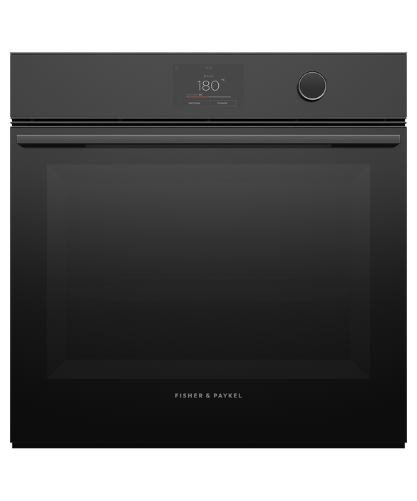 Ob60smptdb1   fisher   paykel series 9 60cm 16 function self cleaning oven black glass %281%29