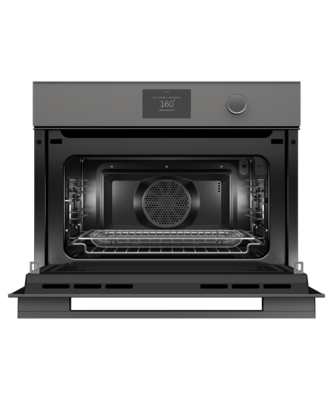 Om60nmtdg1   fisher   paykel 60cm 22 function combination microwave oven grey glass %282%29