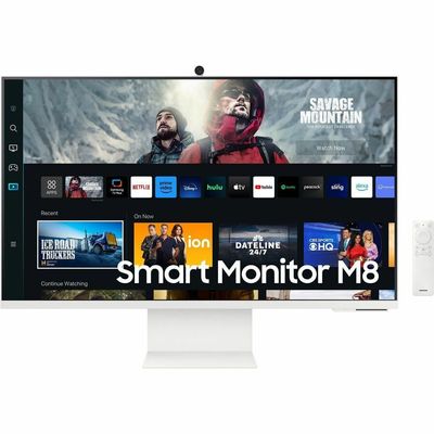 Samsung 32inch m8 smart monitor uhd 4k 3840x2160 with wireless camera   white   2023 model %28ls32cm801uexxy%29 12