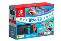 Nintendo Switch Neon Console Bundle with Switch Sports Set incl. Leg Strap & 3 Months Switch Online